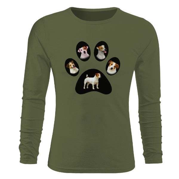 Tričko s potiskem Jack Russell teriér