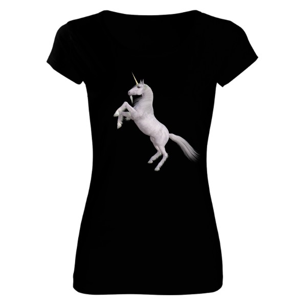 Tričko s potiskem Jednorožec