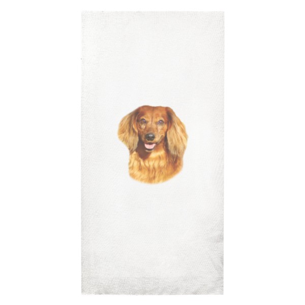 Nákrčník/bandana s potiskem Jezevčík dlouhosrstý