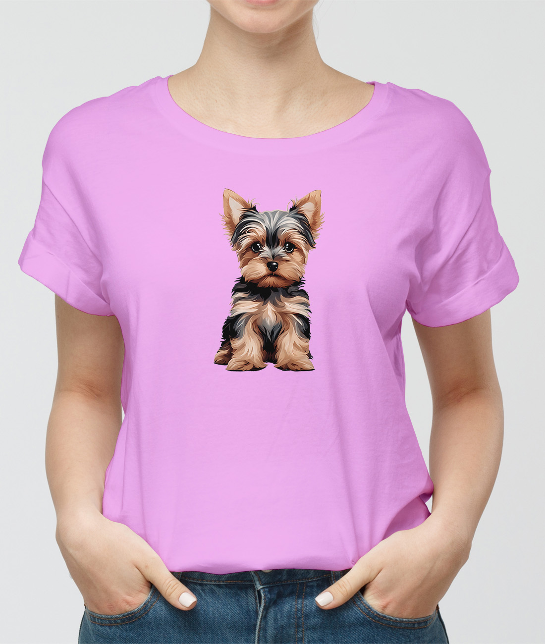 Tričko s potiskem Yorkšírský teriér