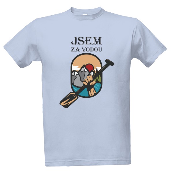 Tričko s potiskem Jsem za vodou