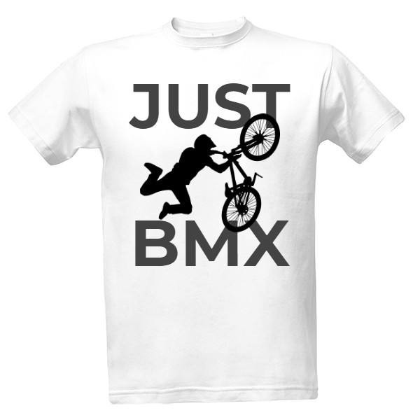 Tričko s potiskem just BMX