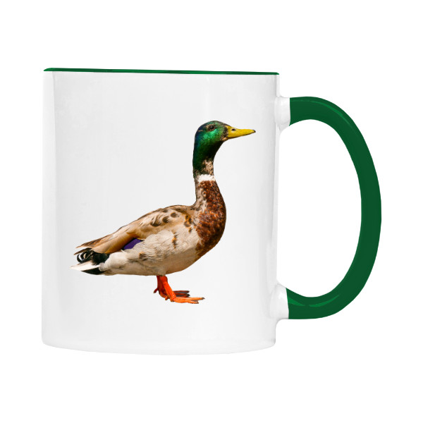 Hrnek malý barevný s potiskem Kačenka