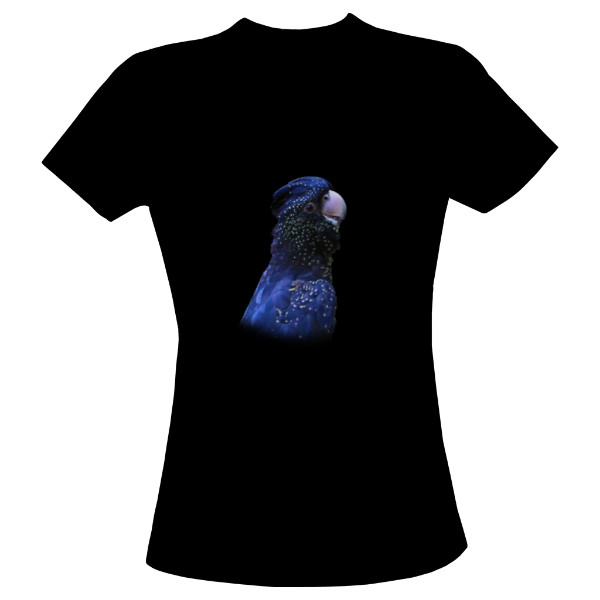 Tričko s potiskem Kakadu havraní