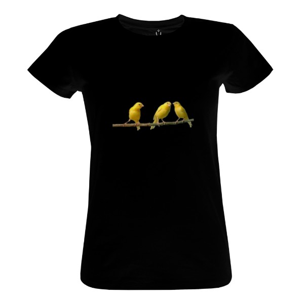 Tričko s potiskem Kanárci