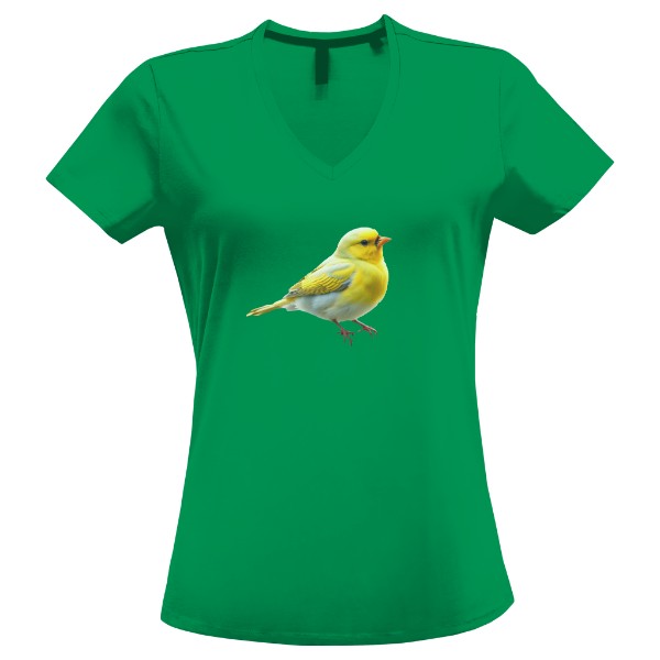 Tričko s potiskem Kanárek