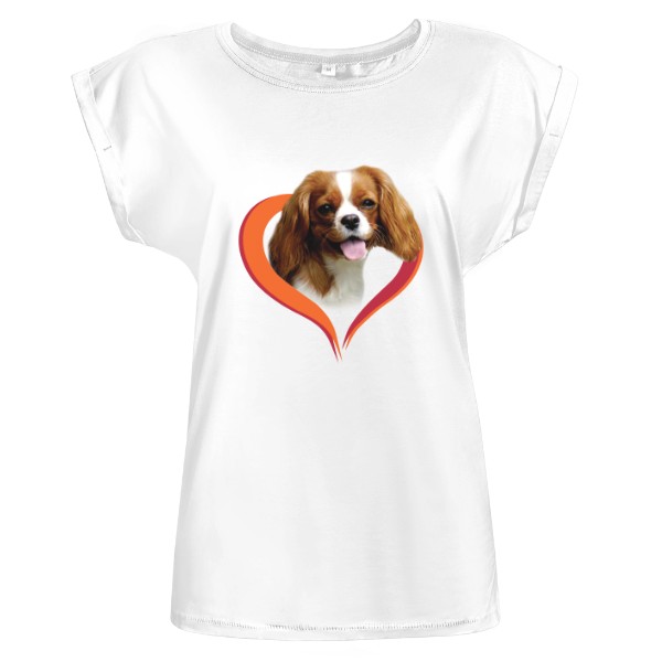Tričko s potiskem Kavalír King Charles Španěl