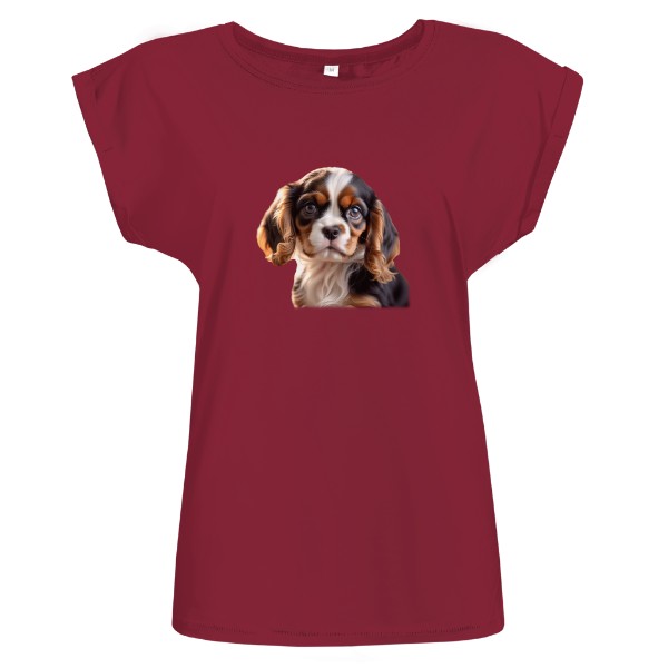 Tričko s potiskem Kavalír King Charles španěl