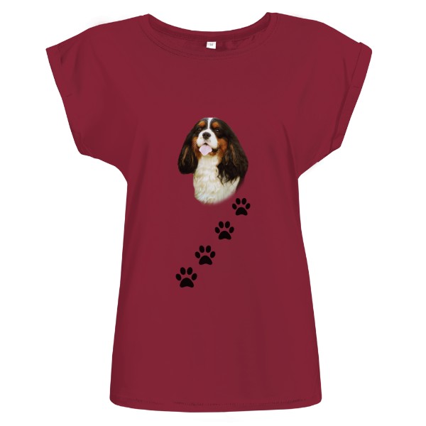 Tričko s potiskem Kavalír King Charles Španěl