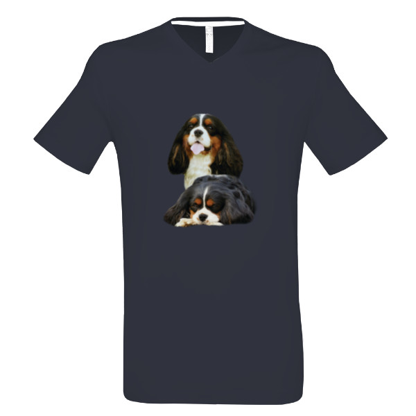 Tričko s potiskem Kavalír King Charles Španěl