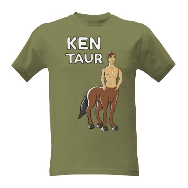 Tričko s potiskem KEN TAUR