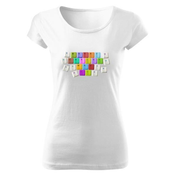 Tričko s potiskem Klávesnice