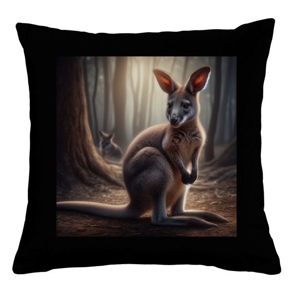 Polštář bavlněný  s potiskem Klokan