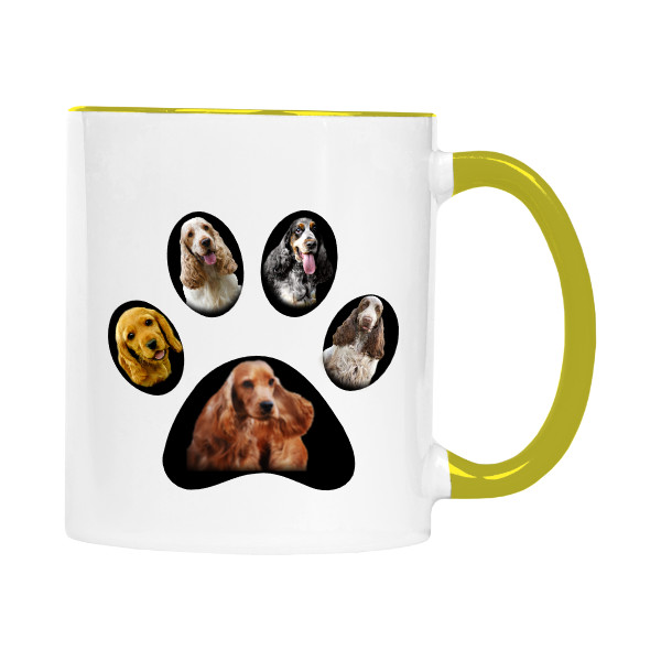 Hrnek malý barevný s potiskem Anglický kokršpaněl 