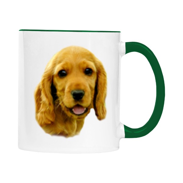 Hrnek malý barevný s potiskem Anglický kokršpaněl 