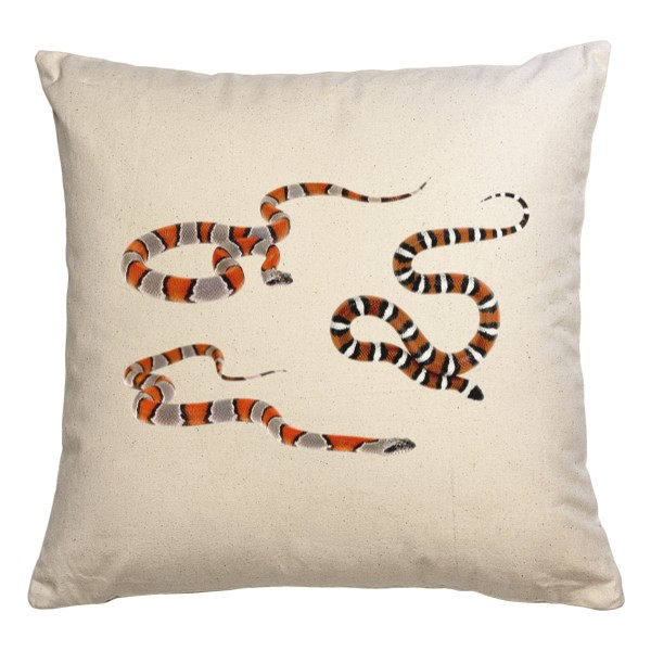 Polštář bavlněný  s potiskem Hadi