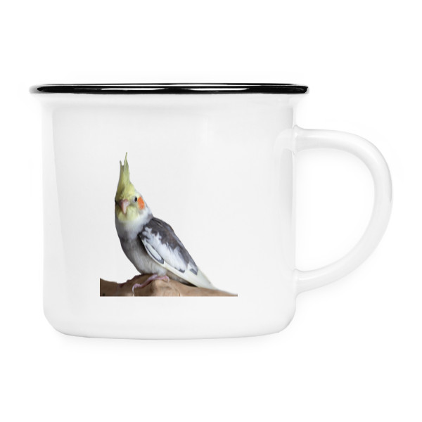 Keramikáček s potiskem Korela chocholatá