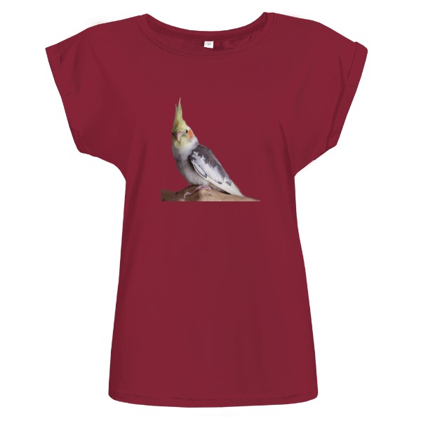 Tričko s potiskem Korela chocholatá