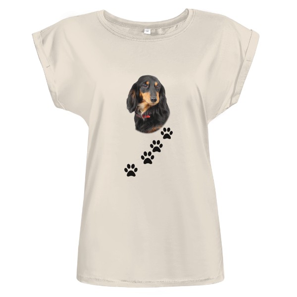 Tričko s potiskem Jezevčík králičí dlouhosrstý