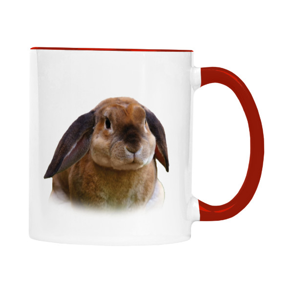 Hrnek malý barevný s potiskem Králíček