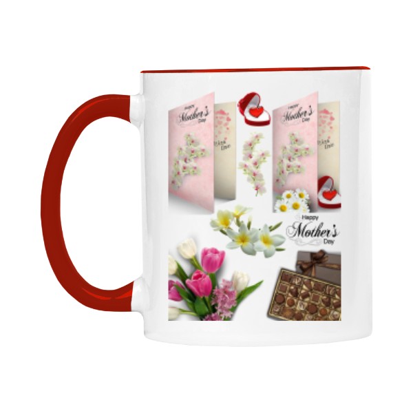 Hrnek malý barevný s potiskem Krásné narozeniny