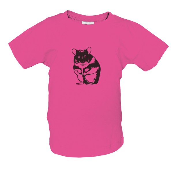 Tričko s potiskem Křeček