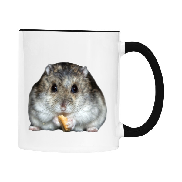 Hrnek malý barevný s potiskem Křeček