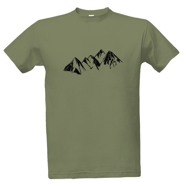 Tričko s potiskem Hory