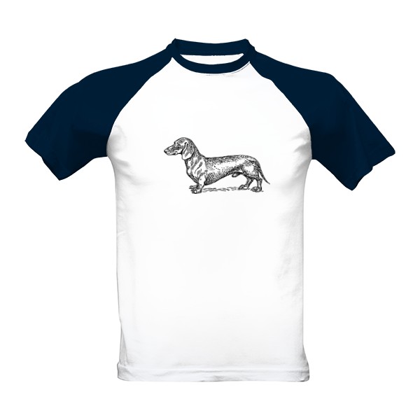 Tričko s potiskem Hladkosrstý jezevčík 