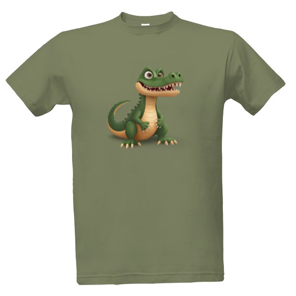Tričko s potiskem Krokodýl