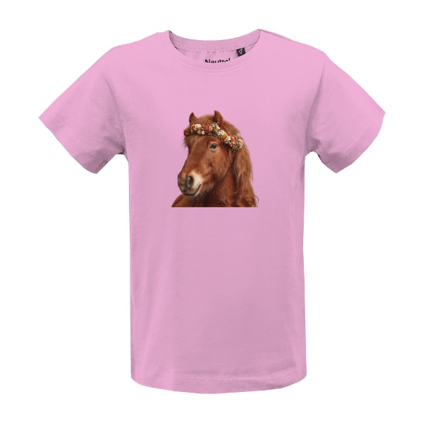 Tričko s potiskem Kůň s věnečkem