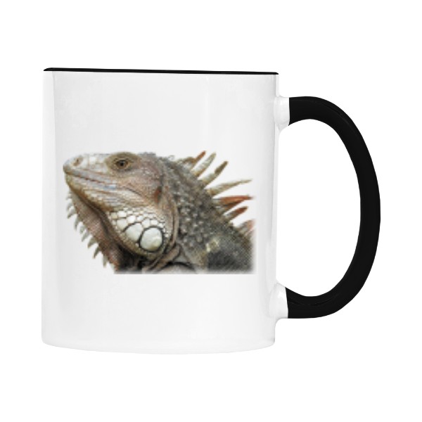 Hrnek malý barevný s potiskem Leguán 