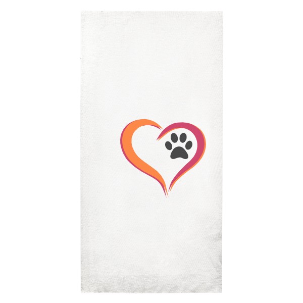 Nákrčník/bandana s potiskem I Love You