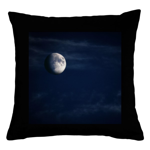 Polštář bavlněný  s potiskem Měsíc