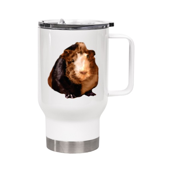 Cestovní termohrnek s uchem s potiskem Morče
