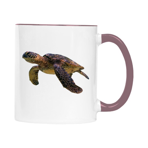 Hrnek malý barevný s potiskem Mořská želva