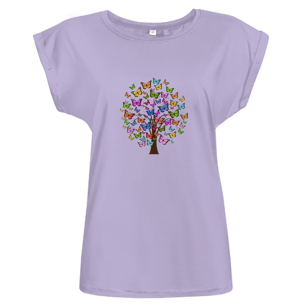 Tričko s potiskem Motýlí strom