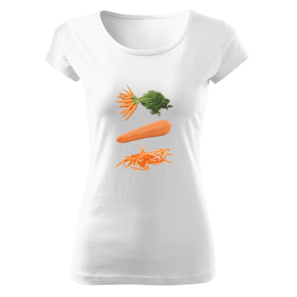 Tričko s potiskem Mrkev