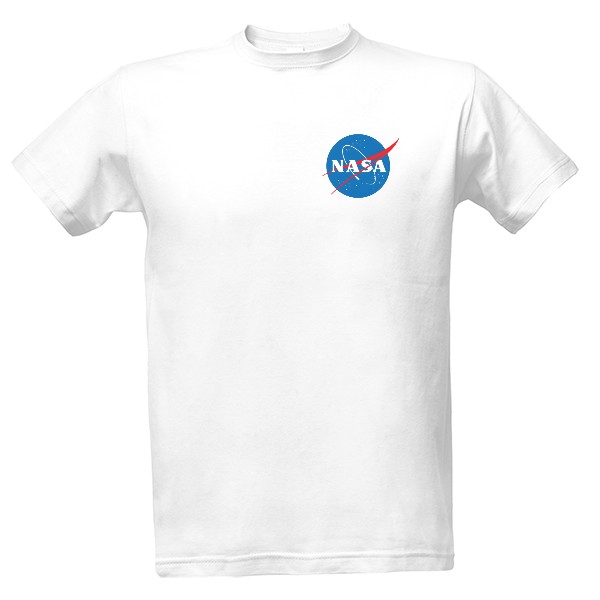 Tričko s potiskem Nasa menší logo