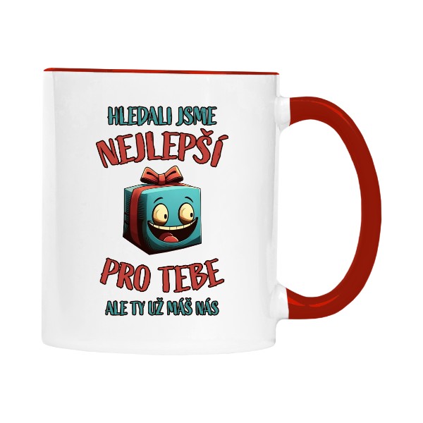 Hrnek malý barevný s potiskem Nejlepší dárek
