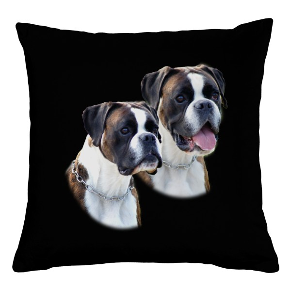 Polštář bavlněný  s potiskem Německý boxer 