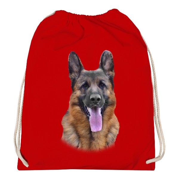 Vak na záda s potiskem Německý ovčák 
