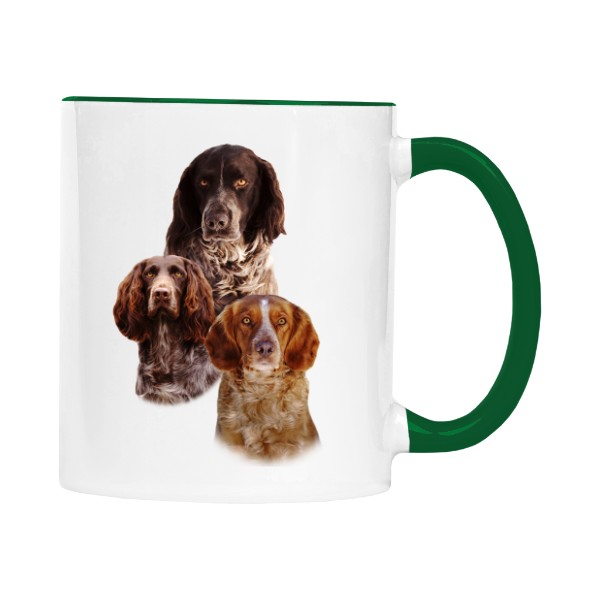 Hrnek malý barevný s potiskem Německý křepelák