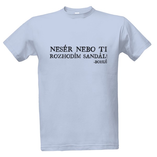 Tričko s potiskem nesér
