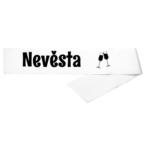 Šerpa s potiskem Nevěsta