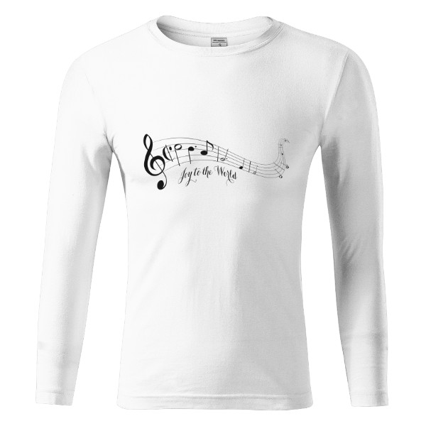 Tričko s potiskem Noty