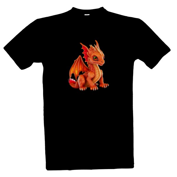 Tričko s potiskem Drak