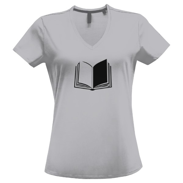 Tričko s potiskem Kniha