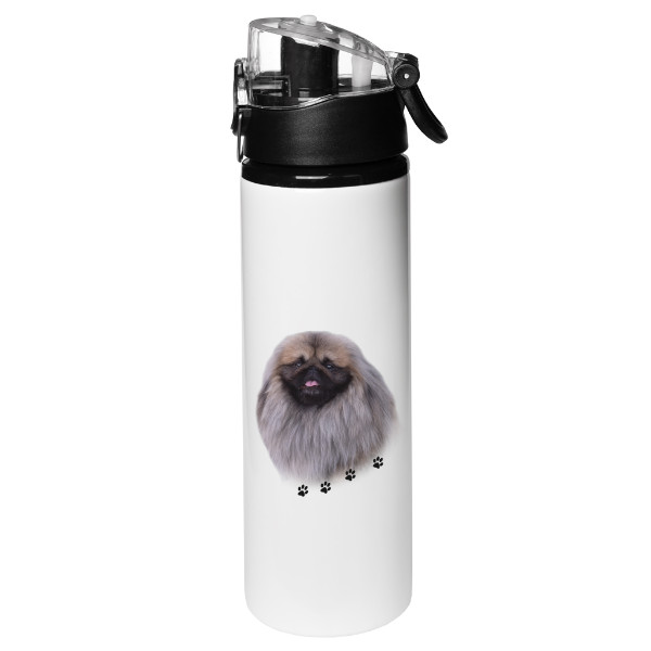 Sportovní kovová láhev  s potiskem Pekingský palácový psík
