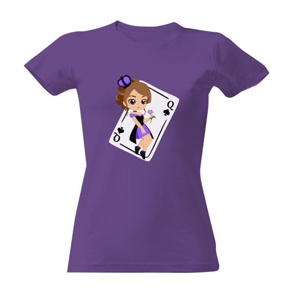 Tričko s potiskem Piková dáma